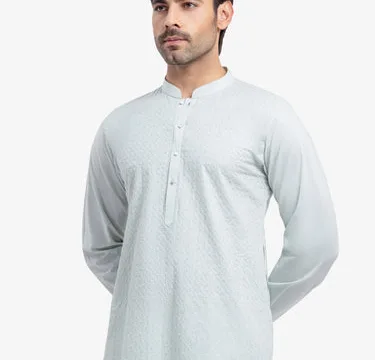 Men's Mist Green Kurta
