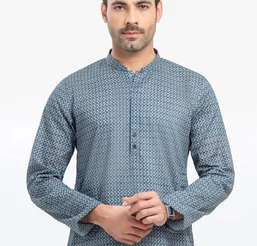 Men's Blue Kurta