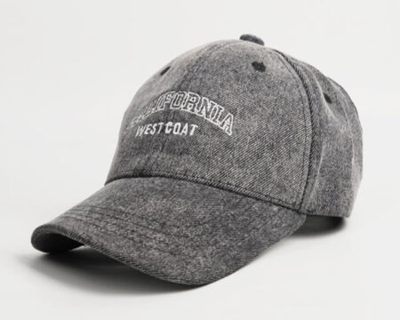 California Jeans Embroidered Cap - Grey