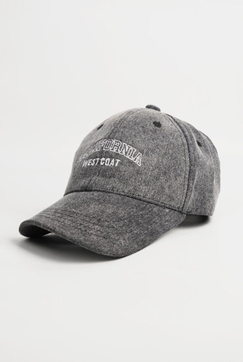 California Jeans Embroidered Cap - Grey