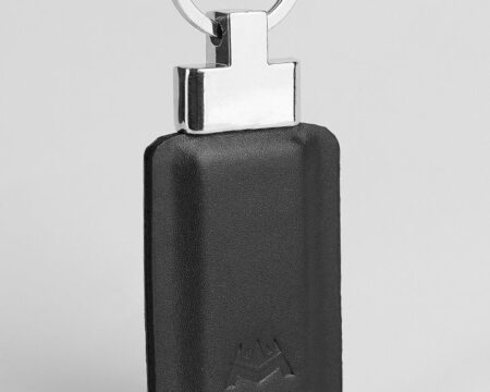 Leather Keychain - Black