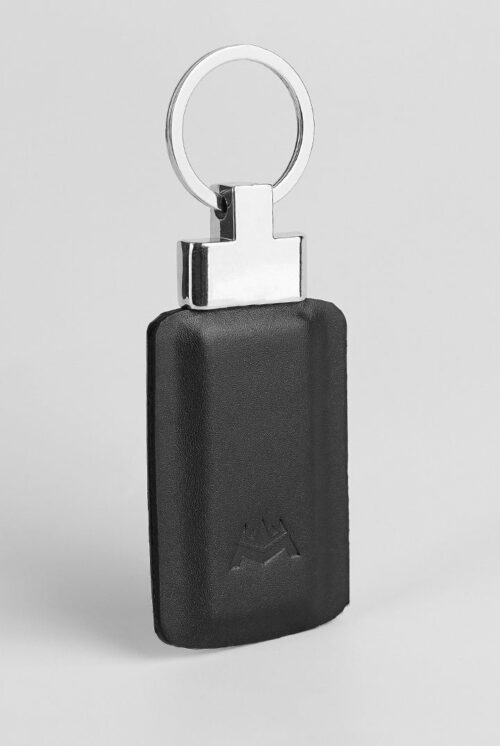 Leather Keychain - Black