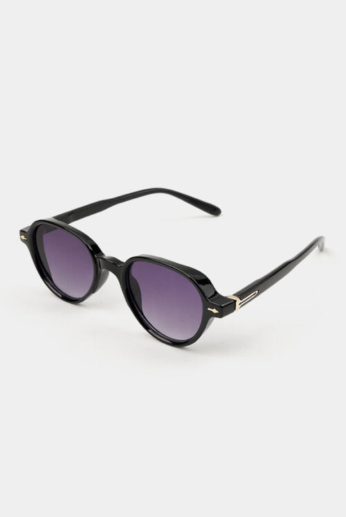 Round Sunglasses - Black