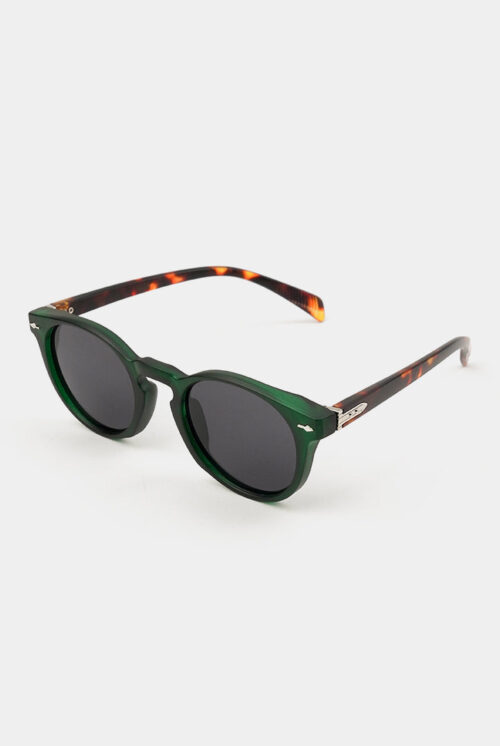Round Sunglasses - Green