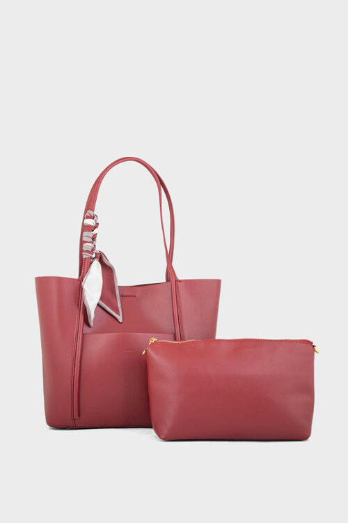 Tote Hand Bags BS2095-Burgundy