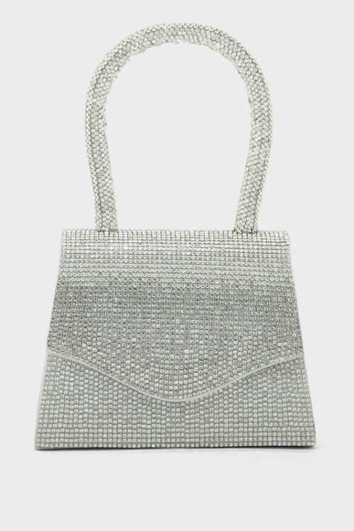 Top Handle Hand Bags BH0043-Silver