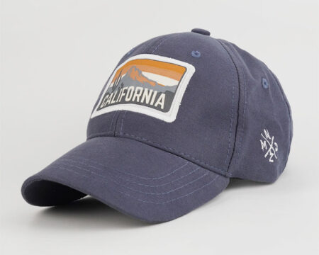 California Embroidered Cap - Teal Blue