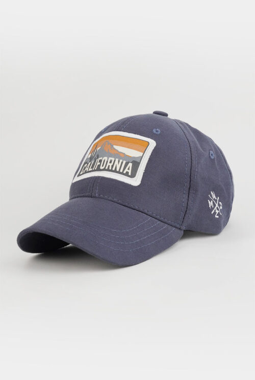 California Embroidered Cap - Teal Blue