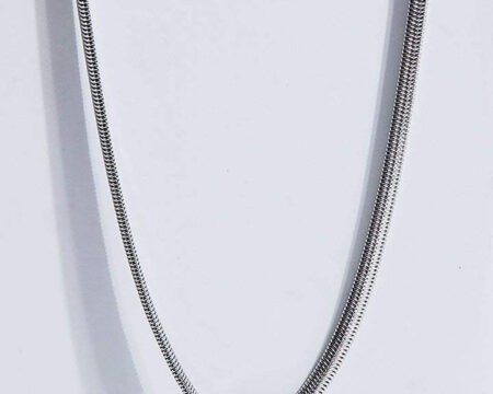 Flat Snake Chain - Silver