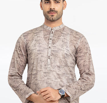 Men's Beige Kurta