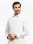 Men's Cream Kurta Shalwar