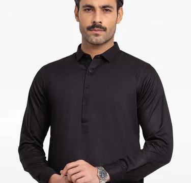 Men's Black Kurta Shalwar