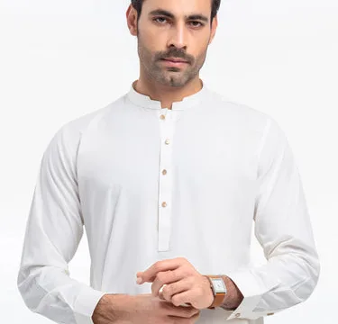 Men's Cream Kurta Shalwar