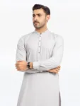 Men's Silver Kurta Shalwar