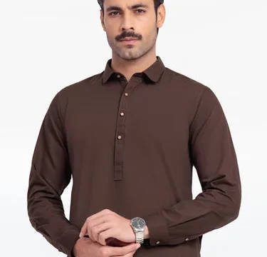 Men's Brown Kurta Shalwar