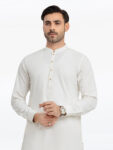 Men's Off White Kurta Shalwar