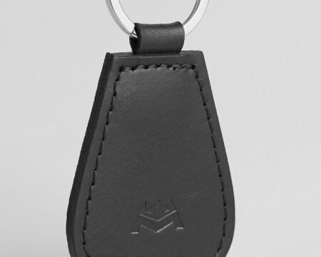 Leather Keychain - Black