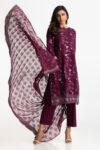 3PC Lawn Embroidered Suit IUSTKSD-592