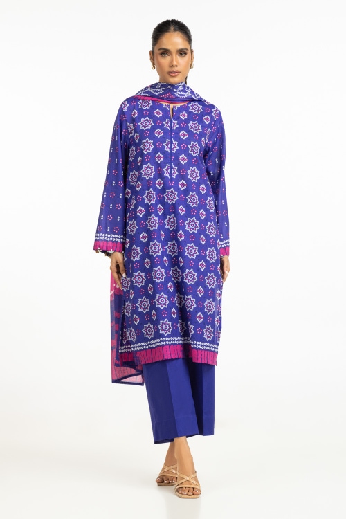 3PC Lawn Printed Suit IUSTKSD-589