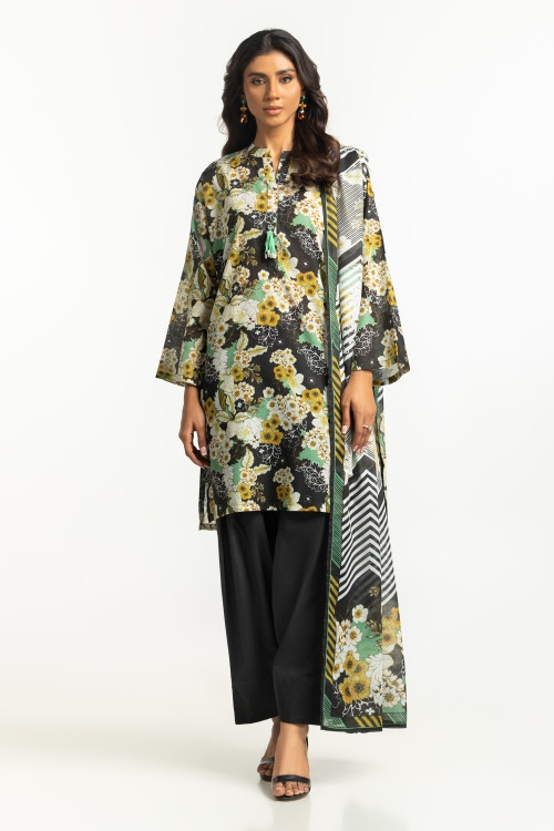 3PC Lawn Printed Suit IUSTKSD-676