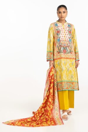 3pc lawn printed suit iustksd 715 dupatta