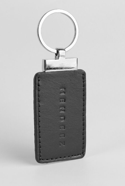 Leather Keychain - Black