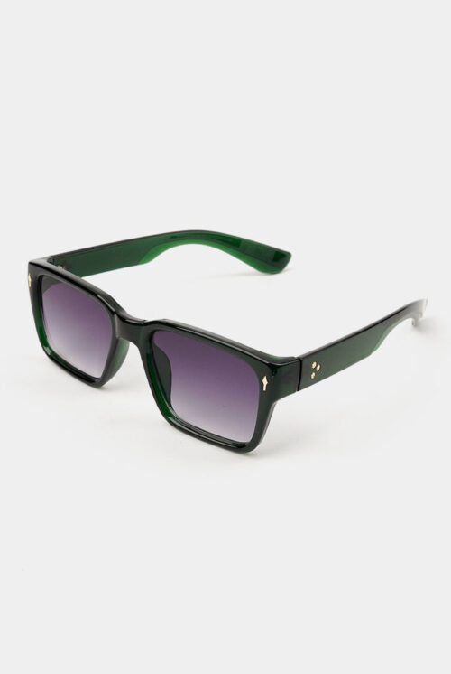 Rectangle Sunglasses - Emerald Green