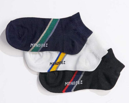 Linear Ankle Socks - Pack of 3