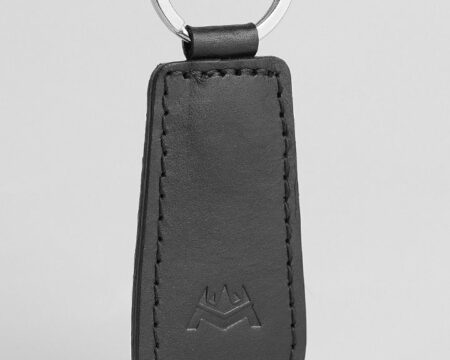 Leather Keychain - Black