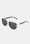 Double Bridge Square Sunglasses - Gold