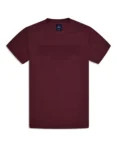 Maroon Printed Crew Neck T-shirt