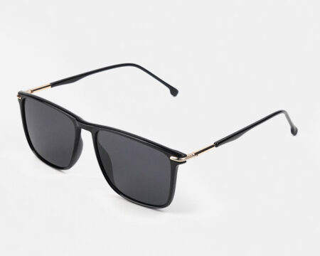 Lightweight Square Sunglasses - Black