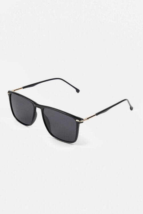 Lightweight Square Sunglasses - Black