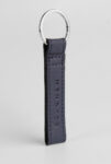 Leather Keychain - Dark Blue