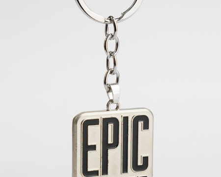 Epic Games Keychain - Silver