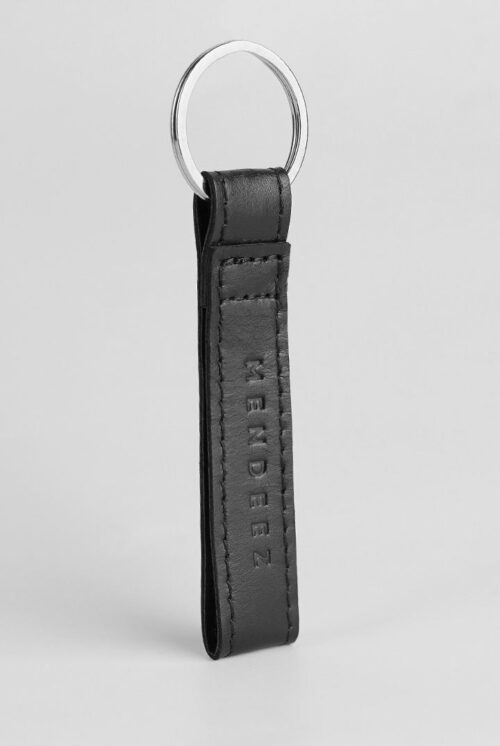 Leather Keychain - Black