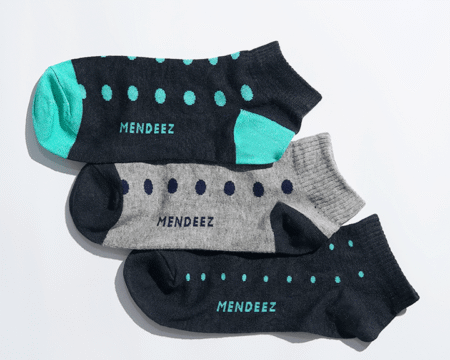 Dotted Ankle Socks - Pack of 3