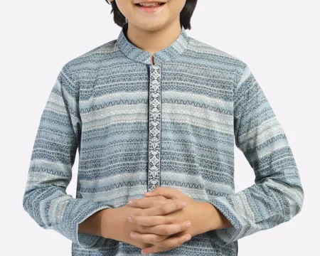 Grey Boys Kurta Pajama