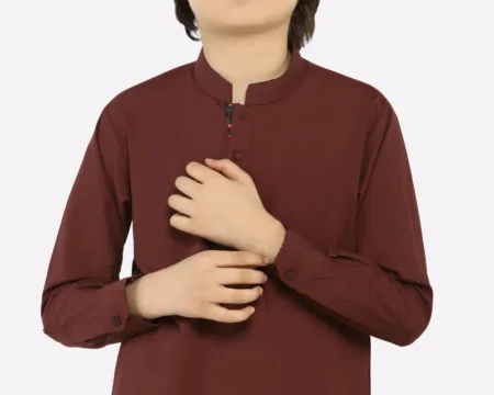 Maroon Boys Kurta Pajama
