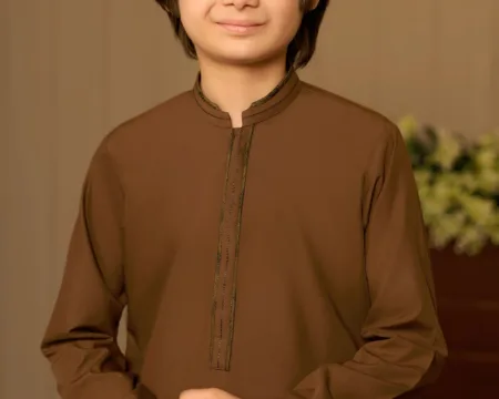 Brown Boys Kurta Pajama