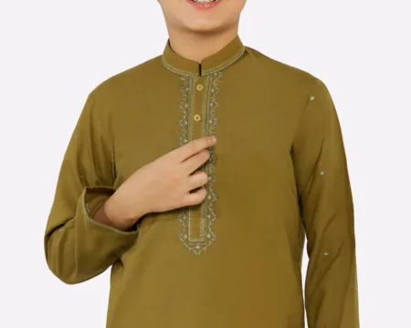 Olive Boys Kurta Pajama