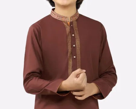 Maroon Boys Kurta Pajama