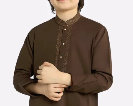 Brown Boys Kurta Pajama
