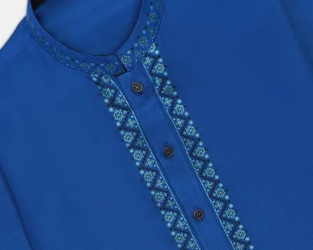 Royal Blue Boys Kurta Pajama
