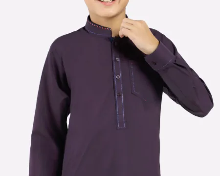 Purple Boys Kameez Shalwar
