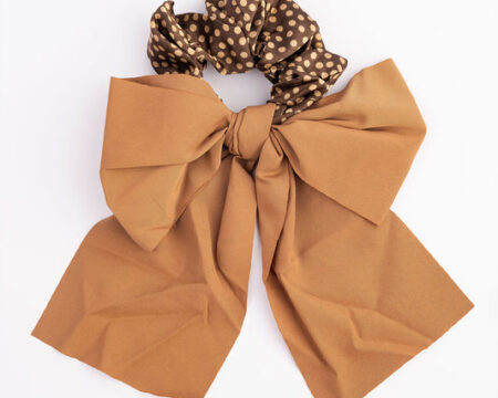 Printed Bow Hair Tie