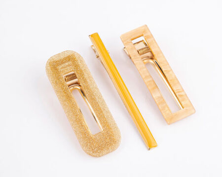 Geometric Hair Clip Set