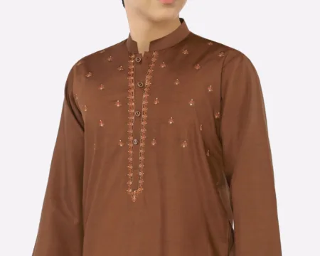 Light Brown Teens Kurta Pajama