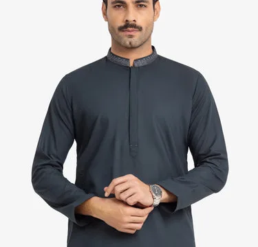 Men's Dark Teal Kurta Shalwar