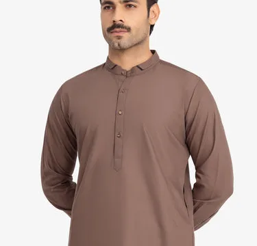 Men's Mocha Brown Kurta Shalwar